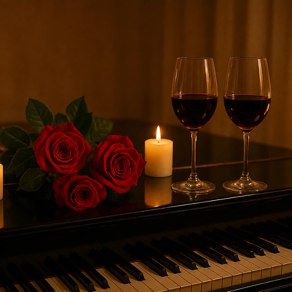 Romantic Piano Ballads cover